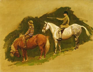 Estudio para la granja de Cloutsham, Exmoor («The Devon and Somerset»), 1925
